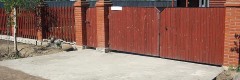 Устройство въезда в Учалах